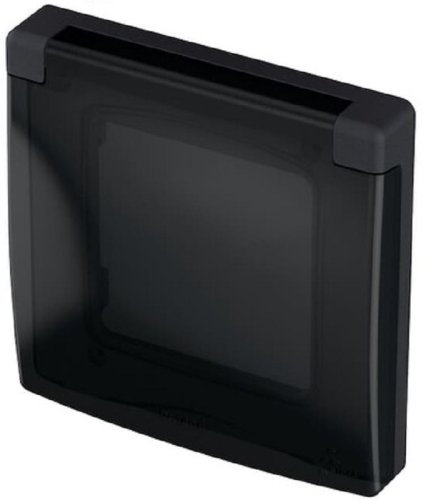 Рамка универсальная Legrand Inspiria 1-м. крышка IP44 антрацит фото Рамка универсальная Legrand Inspiria 1-м. крышка IP44 антрацит картинка